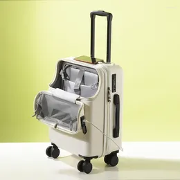 Suitcases EXBX Travel Suitcase Carry On Luggage Cabin Rolling Trolley Password Bag With Wheels Business Lightweight