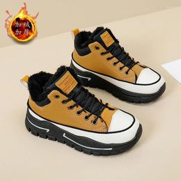 Boots Women's Plush And Thick Cotton Shoes Casual Sports Anti Slip Snow 2023 Fashionable Outdoor Running