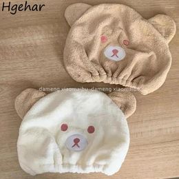 Towel Cute Cartoon Shower Cap Hair Soft Bathroom Make-up Sauna Spa Quick Dry Absorbent Ins Wrap Kawaii Girls Bath Comfortable