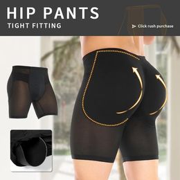 Underpants Body Shaper Shorts for Men Shapewear Waist Trainer Panties Push Up Big Fake Ass Underwear Butt Lifter Seamless Slimming