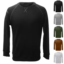 Men's Sweaters Pullover Knit Sweater Autumn/Winter Solid Colour Top T Shirt Large Tall Shirts Men Mens