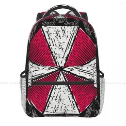 Backpack Village Art For Girls Boys Umbrella Corporation Travel Rucksack Daypack Teenage School Laptop
