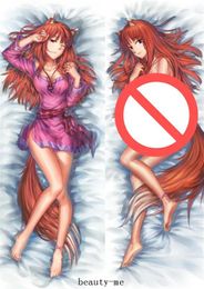 sets Hot anime Spice and Wolf characters sexy animal ears girl Holo throw pillow cover okami to Koshinryo Horo body Pillowcase Dakimaku