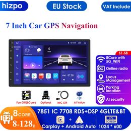 2 Din Car Autoradio GPS Android Multimedia Player Universal 7" Audio Navigation for Nissan Hyundai Kia Toyota RDS SWC