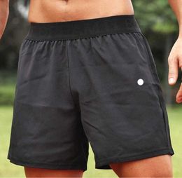 lulu shorts Men Yoga Sports Shorts Outdoor Fitness Quick Dry lululemens Solid Colour Casual Running Quarter Pant lulusss fashion Workout Pants 3425