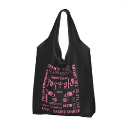 Shopping Bags Melanie Martinez Portals Grocery Reusable Recycle Foldable Heavy Duty The Voice Tote Bag Washable With Pouch