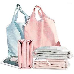 Storage Bags 3Pcs Large Capacity Reusable Folding Shopping Washable Grocery Cute Design