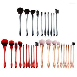 Makeup Brushes 10x/Set Eyeshadow Brush Set Comfortable To Hold For Foundation E1YD