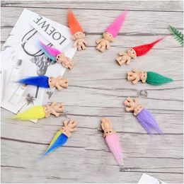 Party Favor Colorf Hair Troll Doll Family Members Daddy Mummy Baby Boy Girl Leprocauns Dam Trolls Toy Gifts Happy Love Wcw384 Drop D Dh9Pe