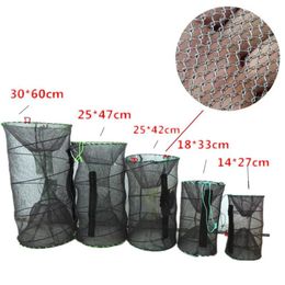 Accessories Drop Trap Net Portable Crayfish Crab Trap Net Shrimp Lobster Cage Collapsible Live Fishing Basket Fishing Accessories Small