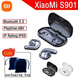 Earphones Xiaomi S901 Bluetooth TWS Wireless Earphones with Battery Level Display Sports Gaming and Microphone Noise Cancelling Earphones