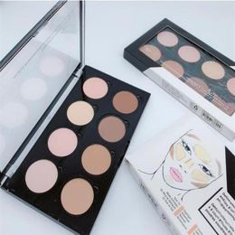 Highlight Contour Pro Palette Concealer Powder Shadow Foundation Face Palette Full Size 8 colors shadow makeup ePacket2710226