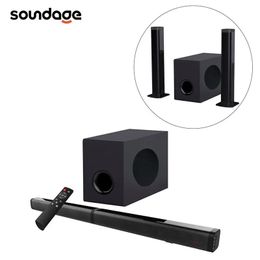 Speakers 80w Tv Soundbar 2.1 Bluetooth Speaker 5.0 Home Theater System 3d Surround Sound Bar Remote Control with Subwoofer for Tv