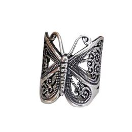 Vintage Adjustable opening Dragonfly Insect Alloy Womens Ring For Punk Ring Birthday Christmas Anniversary Party Jewelry Gift