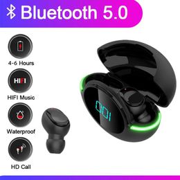 Earphones Y80 TWS Bluetoothcompatible Earphones Stereo 5.1 Bluetooth Headphones InEar Earbuds Handsfree Binaural Call Headset For Xiaomi