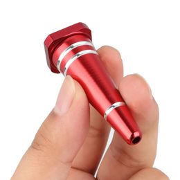smoking hand pipe multi-colored metal traffic cone shape featured tobacco pipes accessories wholesale