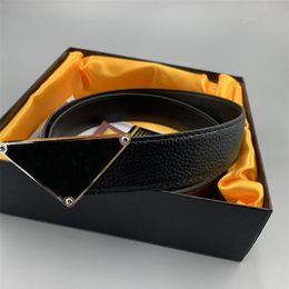 Designers Belts Fashion Leather Waistband Luxury Designer Belt Black Smooth Buckle Girdle Genuine Leather Ceintures For Man Belts3109