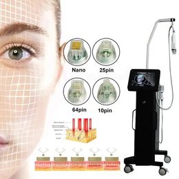 Newest 2 in 1 Wrinkle Remover Gold Micro Needle Machine RF Microneedling System Fractional Radio Frequency Micro Needling Anti -aging Machine