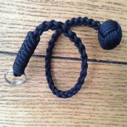 Monkey Fist Keychain 1 Steel Ball Self 550 Survival Paracord lanyard254v