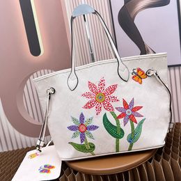 Designer Shoulder bagFlower pattern Composite Bag leather Composite high-capacity Bag&Wallet String Handbag Luxury Crossbody Bag tote bag for women