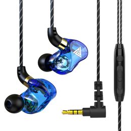 Earphones QKZ SK7Tingshengs Cell Phone Earphones headset inear stereo wirecontrolled headset monitoring headsets mobile phones