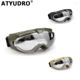 Outdoor Eyewear ATYUDRO Tactical Goggles Windproof Dustproof Anti Fog Wargame Hiking Shooting Protective Accessories Paintball