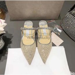 JC Jimmynessity Choo Style Lady New Slippers Slipper high High quality Quality Highheeled Shoes Wedding Party High Heel Sandals Outdoor Slippers Luxury Brand Class