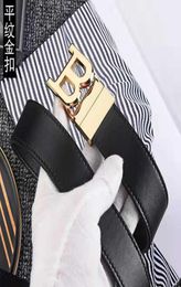 HighQuality Letter B Smooth Buckle Business Casual Belt Men Genuine Leather Belt 33CM Designer Brand Jeans Youth Belts Whole7944067