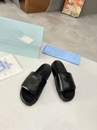 Designer Slides Women Man Luxury Slippers Sandals Brand Sandals Real Leather Flip Flop Flats Slide 1227