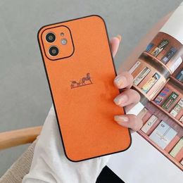 Cases For Iphone 14promax Cases Shockproof Phone Case Luxury Designer Phonecases 13 Pro Max 12 11 Pro Max 12mini Xsmax X Xs Xr Orange Ph