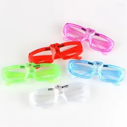 Party Decoration 10/20/Party Glow In The Dark Glasses Light Up LED Neon Favours Sunglasses For Kids Adults Decor