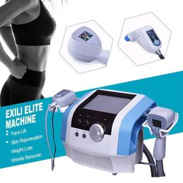 2 Handles 360 Exili Ultra Face Lift Body Slimming Ultrasound RF Lose Weight Fat Reduction Knife Eye Bag Removal Beauty Machine