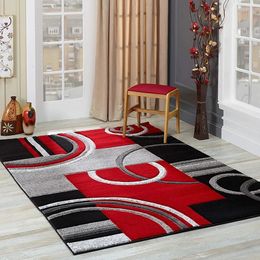 Geometric Circle Carpet for Living Room Decor Sofa Table Large Area Rugs Antislip Hallway Balcony Bedroom Alfombra 231229