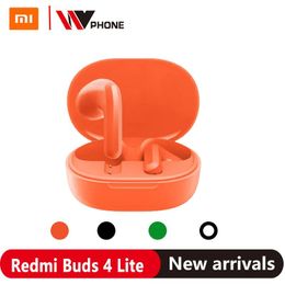 Earphones Original Xiaomi Redmi Buds 4 Lite Earphone Tws Bluetooth Headset Ip54 20 Hours Battery Life Mi True Wireless Earbuds 4 Headphone