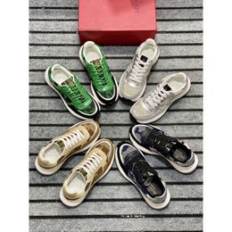 Luxury designer Vanlen High quality Mens casual shoes Womens dress shoes are waterproof and breathable V Alentino Hua Lun Tiannu Zhang Yixing Same Style Sports Sho 6E