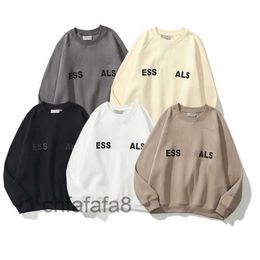 Ess Hoodies Designer Mens Hoodie Woman Fashion Trend Friends Black and White Grey Letter Top Dream 94GE