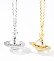 bracelet necklace designer jewelry Diamondencrusted necklace for men and women Light luxury highgrade sweater chain pendant6572526