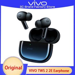 Earphones Vivo TWS 2 2e Earphone Wireless Bluetooth 5.2 Earbuds 30H Long Battery 3 Mic Deep Noise Cancellation AptX Adaptive For X60 Pro