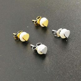 Stud Earrings 2023 INS Small And Cute Pearl Love Student