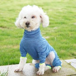 Dog Apparel Winter Big Clothes With Full Wrap Elbow Pads Pullover Pajamas Onesies Four-legged Soft Warm For Large Dogs