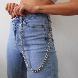 Belts Punk Style Pendant Chain For Women Girl Hip Hop Tassel Waist Belt Waistband Gold Silver Metal Chains Pants Jeans