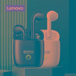 Earphones Original Lenovo LP50 Bluetooth Headphones TWS Wireless HD Stereo Earbuds with Mic Waterproof Touch Control Long Standby Earphone