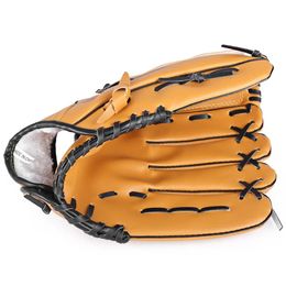 Gloves Outdoor Sports Brown Practice Left Hand Baseball Glove Softball Equipment with flexaction heels for sure catching