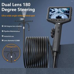 5-inch IPS Colour Screen Endoscope Two-Way Single&Dual Camera Waterproof Inspection Borescope Rigid Cable For Cheque Car