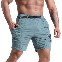 Men's Shorts Summer Cargo Men Fitness Gym Male Casual Sportswear Surf Running Beach Oversize