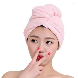 Towel HELLOYOUNG Wave Shape Women Bathroom Super Absorbent Quick-drying Microfiber Bath Hair Dry Cap Salon 28x65cm