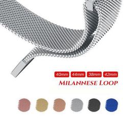 Milanese Loop Strap Band For ip 38mm 42mm Stainless Steel Bracelet Magnetic adjustable Series 5 4 3 2 16184250