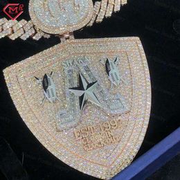 Master Rocks Jewellery Hip Hop Vvs Iced Out Sterling Sier Custom Moissanite Pendant