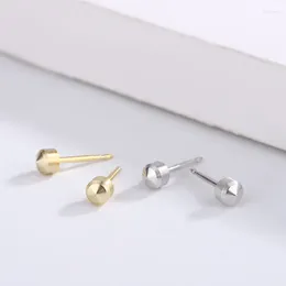 Stud Earrings S925 Sterling Silver Cone For Women's Fashion And Minimalist Design Student Earhole