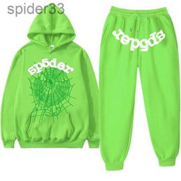 Mens Hoodies Sweatshirts Tracksuit Sweat Suit Spider 555 Young Thugg Set Stars Same 55555 Hoodie Bibber and Bodysuit Casual Leisure Cotton Fashion S-2xl 2JQH